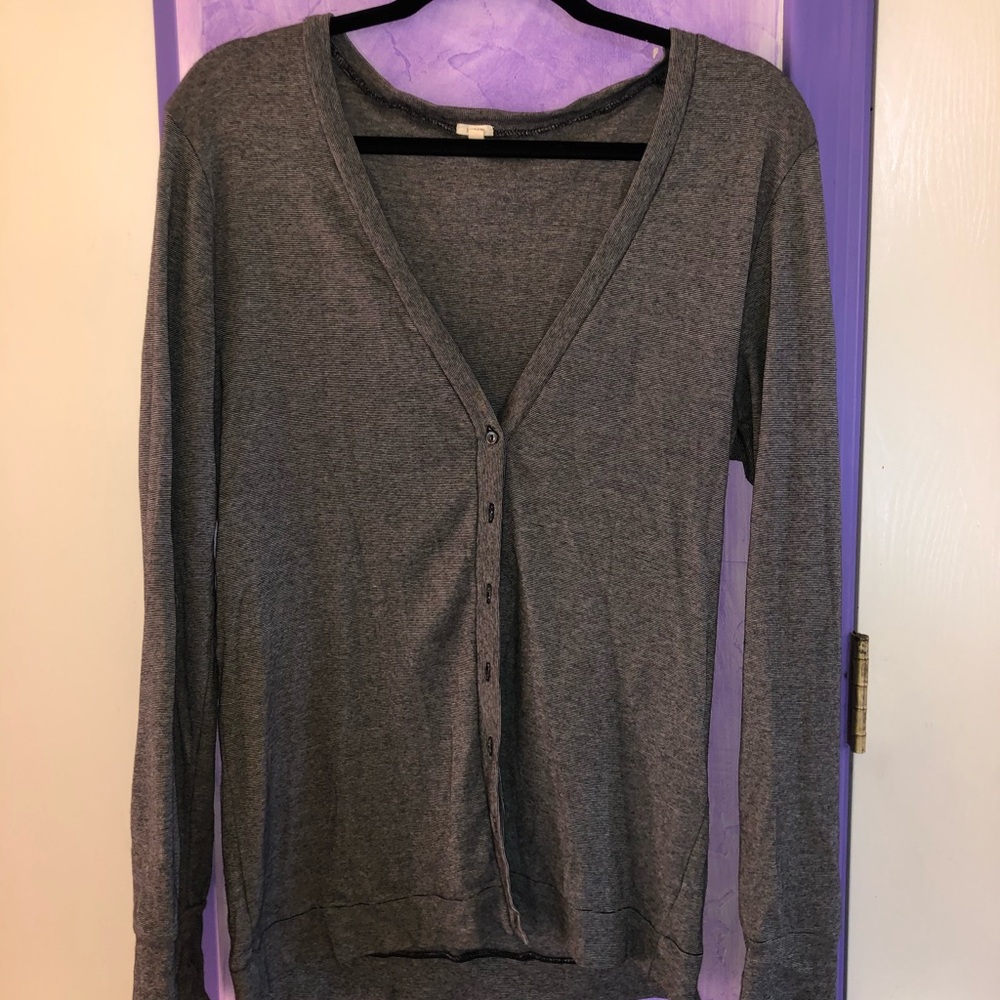 J.Crew Gray Cardigan